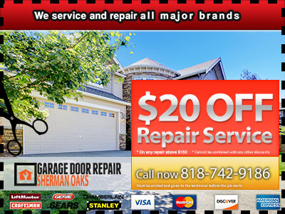 Garage repair coupon in California